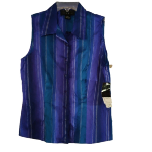 Finity Studio Vintage Silk Top Size 8 NWT